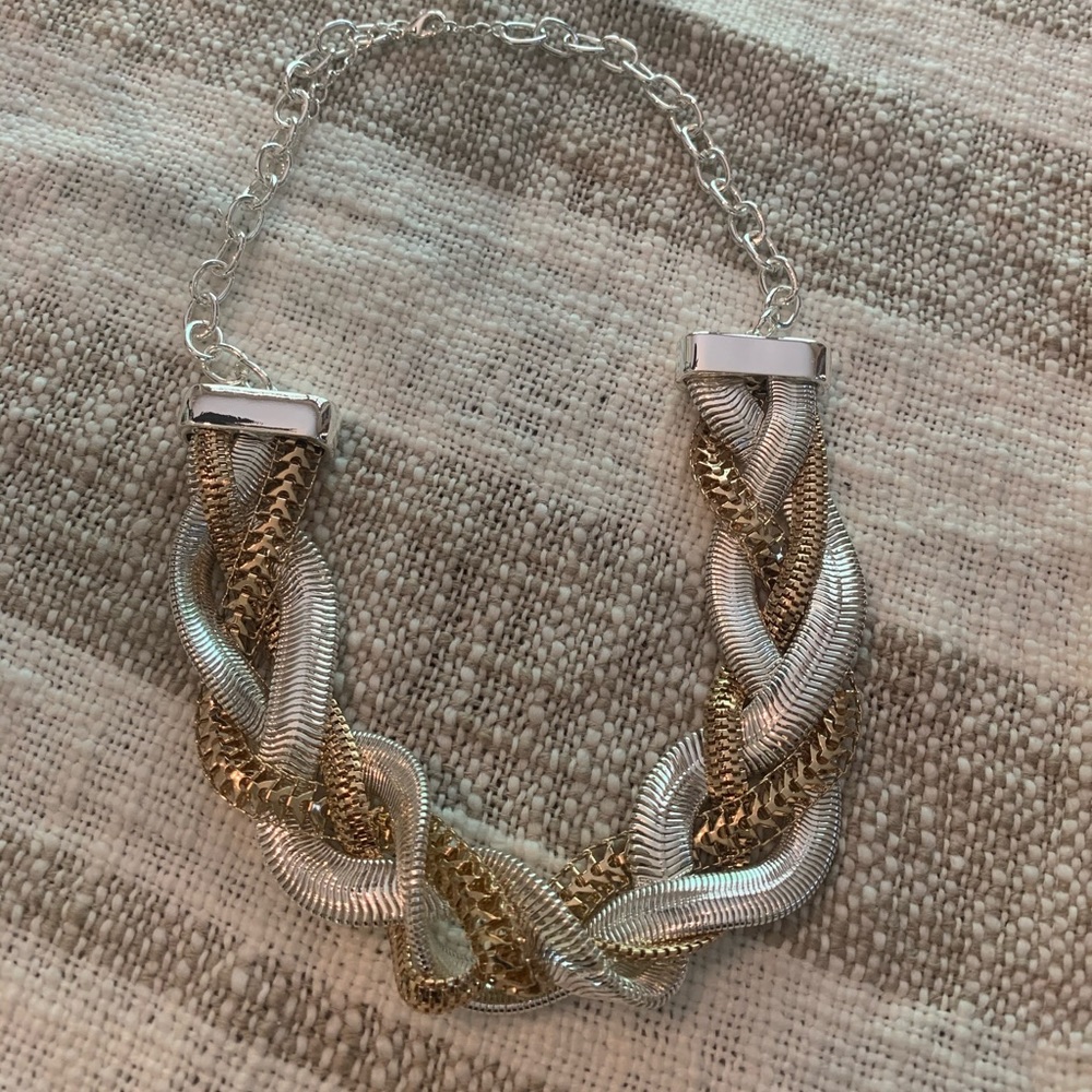 Mixed metal necklace